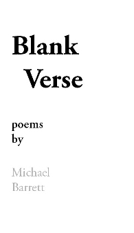 Blank Verse by Michael Barrett