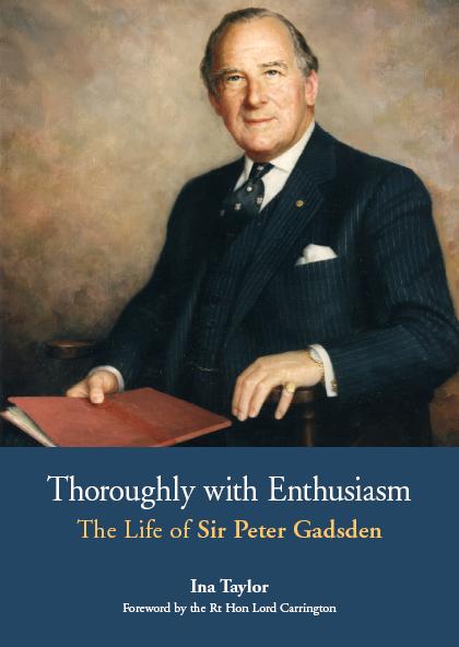 Cover of Thoroughly with Enthusiasm: The Life of Sir Peter Gadsden By Ina Taylor